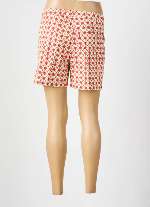Short taille normale taille normale orange HARTFORD femme