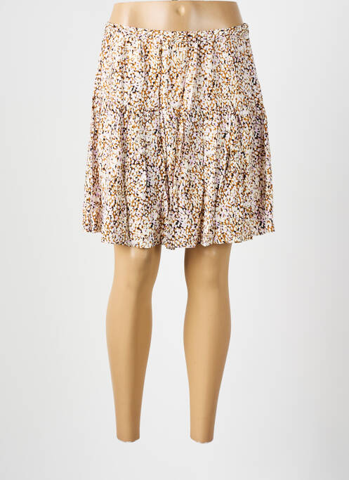 Jupe courte beige SECOND FEMALE pour femme