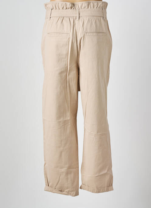 Pantalon droit beige SECOND FEMALE femme