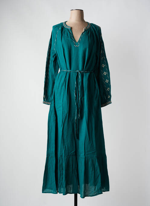 Robe longue vert HARTFORD pour femme