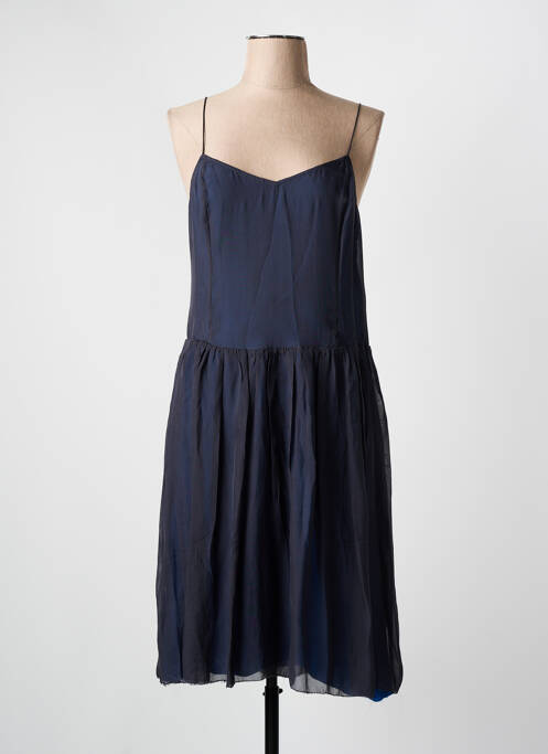 Robe mi-longue bleu BELLEROSE pour femme