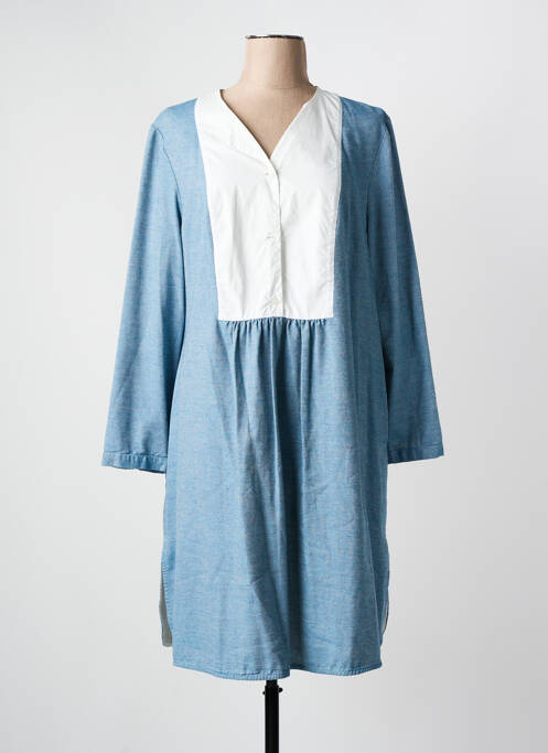 Robe mi-longue bleu BELLEROSE pour femme