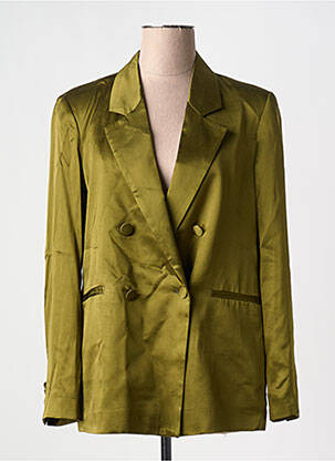 Blazer poignets boutonnés vert HOD femme