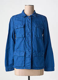 Veste casual coupe droite bleu HARTFORD femme