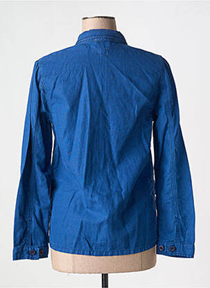 Veste casual coupe droite bleu HARTFORD femme