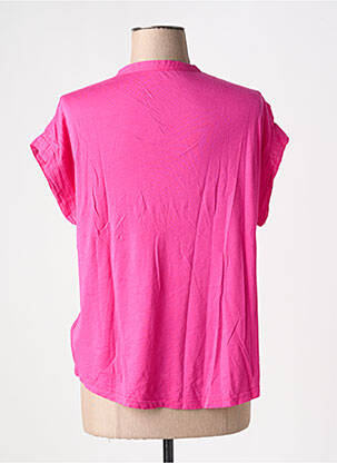 Chemisier coupe droite manches courtes rose HARTFORD femme