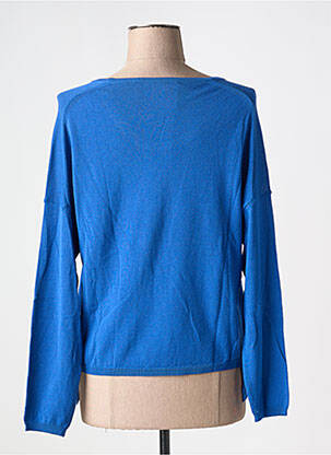 Pull coupe droite manches longues bleu FLOOR femme