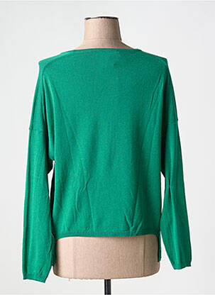 Pull coupe droite manches longues vert FLOOR femme