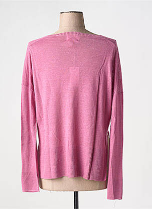 Pull coupe cintrée manches longues rose BELLA JONES femme