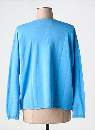 Pull coupe droite manches longues bleu FLOOR femme