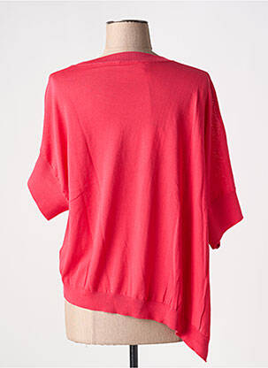 T-shirt col rond manches courtes rose FLOOR femme