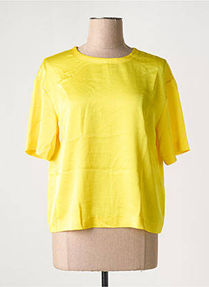 T-shirt coupe droite manches courtes jaune ESSENTIEL ANTWERP femme