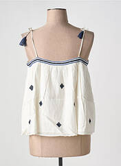 Top blanc HARTFORD pour femme seconde vue