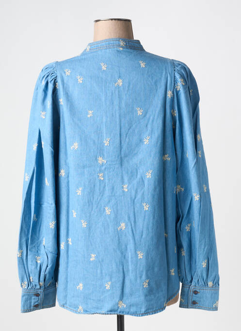 Blouse bleu SECOND FEMALE pour femme