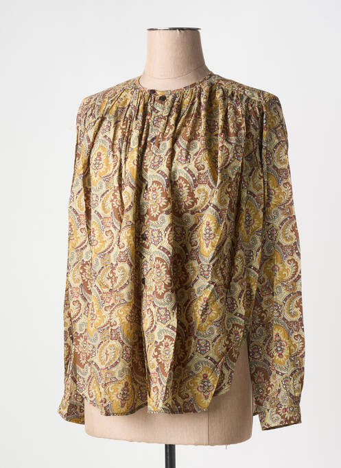 Blouse marron LAURENCE BRAS pour femme