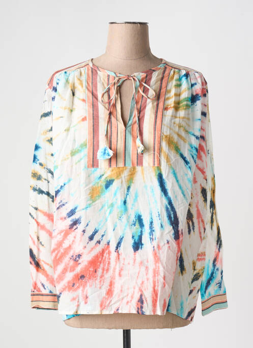 Blouse orange V.DE.VINSTER pour femme