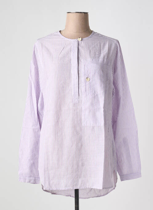 Blouse violet LAURENCE BRAS pour femme