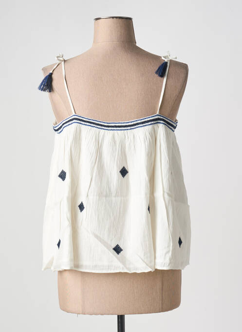 Top blanc HARTFORD pour femme