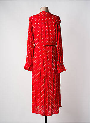 Robe longue manches longues manches longues rouge ESSENTIEL ANTWERP femme
