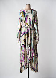 Robe longue manches longues manches longues beige ESSENTIEL ANTWERP femme