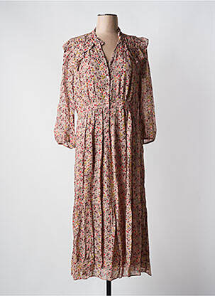 Robe longue manches longues manches longues marron BA&SH femme