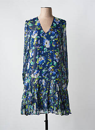 Robe courte manches longues manches longues bleu ESSENTIEL ANTWERP femme