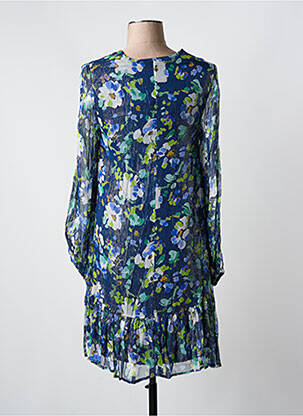 Robe courte manches longues manches longues bleu ESSENTIEL ANTWERP femme