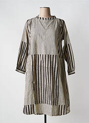 Robe mi-longue noir V.DE.VINSTER pour femme seconde vue