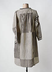 Robe mi-longue noir V.DE.VINSTER pour femme seconde vue