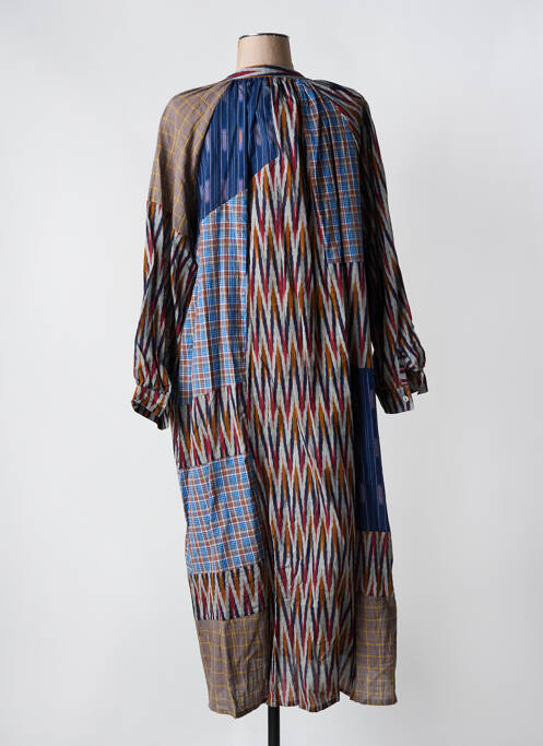 Robe longue bleu V.DE.VINSTER pour femme