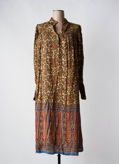 Robe longue vert LAURENCE BRAS pour femme