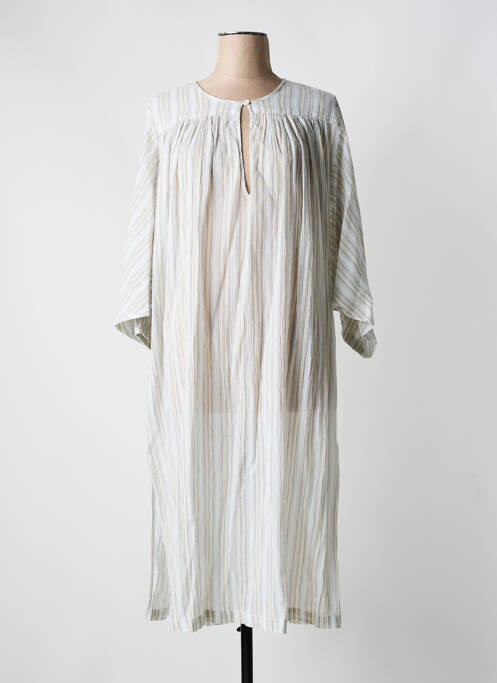 Robe mi-longue beige MY SUNDAY MORNING pour femme