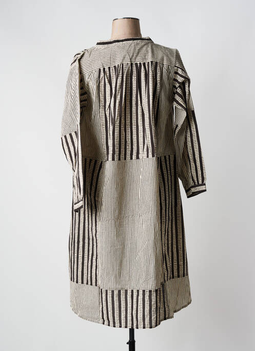 Robe mi-longue noir V.DE.VINSTER pour femme