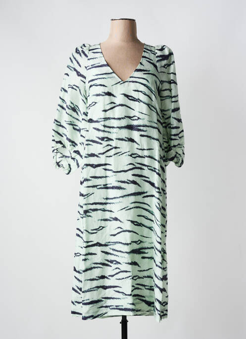 Robe mi-longue vert SECOND FEMALE pour femme