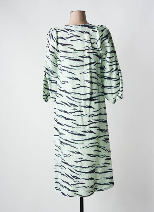 Robe mi-longue vert SECOND FEMALE pour femme
