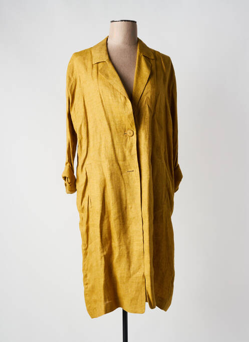 Veste casual jaune BELLA JONES pour femme