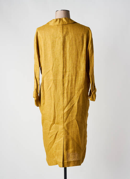 Veste casual jaune BELLA JONES pour femme