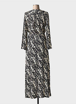 Robe longue manches longues manches longues noir LA PETITE FRANCAISE femme