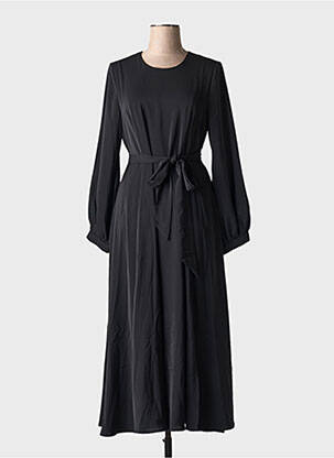 Robe longue manches longues manches longues noir ANONYME DESIGNERS femme