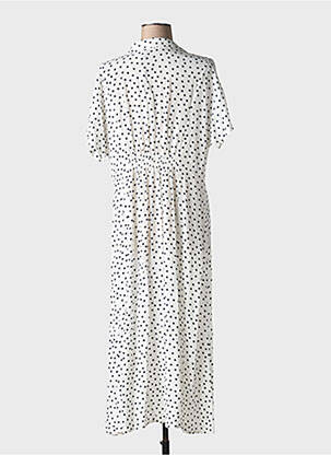 Robe longue manches courtes manches courtes bleu FIVE femme