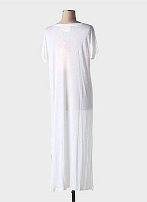 Robe longue manches courtes manches courtes beige ABSOLUT CASHMERE femme
