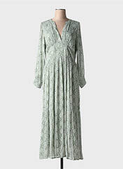 Robe longue vert INDI & COLD pour femme seconde vue