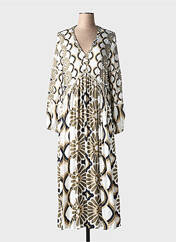 Robe mi-longue gris GRACE pour femme seconde vue