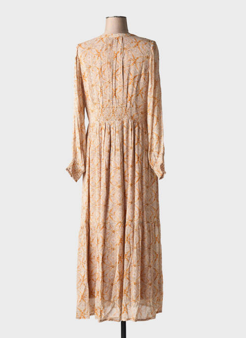 Robe longue beige INDI & COLD pour femme