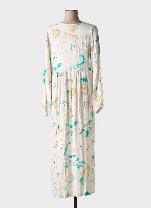 Robe longue beige MAGNOLIA TRENDY pour femme