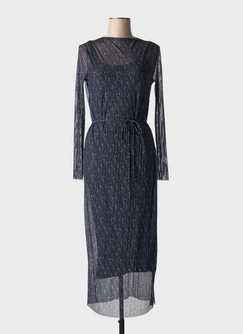 Robe longue bleu YAYA pour femme