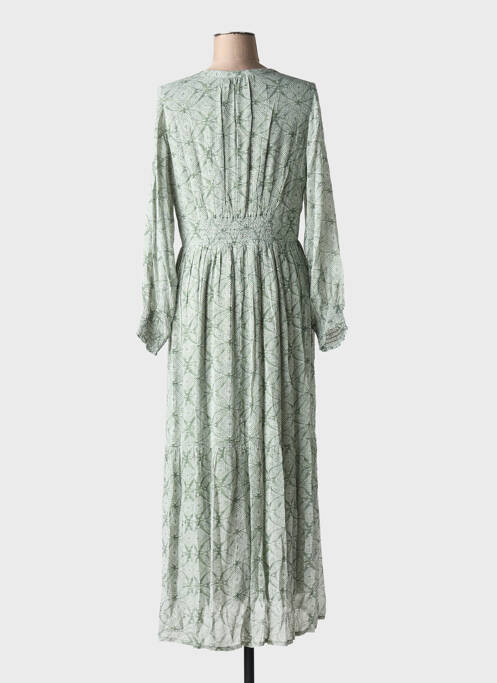 Robe longue vert INDI & COLD pour femme