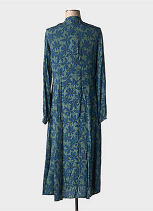 Robe longue manches longues manches longues vert YERSE femme