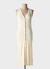 Gilet sans manche beige YERSE pour femme seconde vue