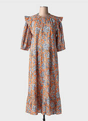 Robe longue orange YERSE pour femme seconde vue